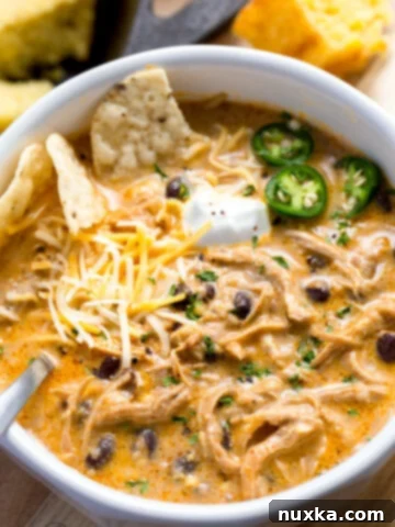 Instant Pot White Chicken Chili, a hearty and flavorful stew